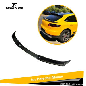GAp[c |VFE}J2014-2020AX|C[gbvEBOJ[{t@Co[Ĉ߂ For Porsche Macan 2014-2020 Rear Middle Spoiler Top Wing Carbon Fiber Refit