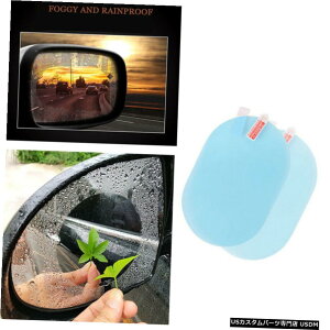 GAp[c 2XԂ̃obN~[tBHDh܃imR[eBOhJی145~[g 2X Car Rearview Mirror Film HD Anti-fog Nano Coating Rainproof Protective 145mm