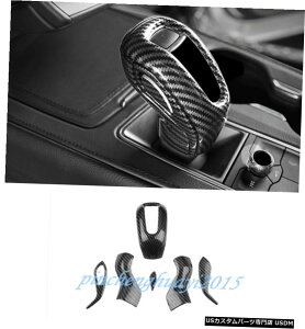 GAp[c ABSJ[{t@Co[ԃo[VtgmuJo[gɂĂ̓LfbNCT6 2019 ABS Carbon Fiber Inner Gear Lever Shift Knob Cover Trim For Cadillac CT6 2019