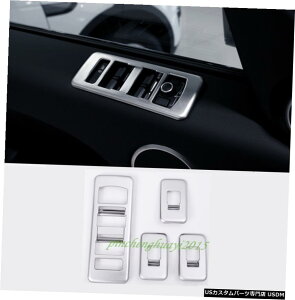 GAp[c W[o[X|[c2014-2017̂߂4{N[Ci[EChXCb`plJo[g 4PCS Chrome Inner Window Switch Panel Cover Trim For Range Rover Sport 2014-2017