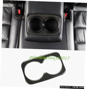 GAp[c J[{t@Co[AJbvz_[Jo[ĝ߂ɃW[vOh`FL[14-19 Real Carbon Fiber Rear Water Cup Holder Cover Trim For Jeep Grand Cherokee 14-19