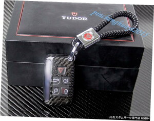 GAp[c J[{t@Co[[gL[P[XtHũVFJo[ɃWK[F-y[XX761 16-19 Real Carbon Fiber Remote Key Case Fob Shell Cover For Jaguar F-Pace X761 16-19