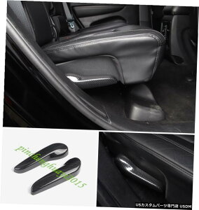 GAp[c J[{t@Co[2ڃV[g̃nhJo[ĝ߂ɃW[vOh`FL[2014N2019N Carbon Fiber Second Row Seat Handle Cover Trim For Jeep Grand Cherokee 2014-2019