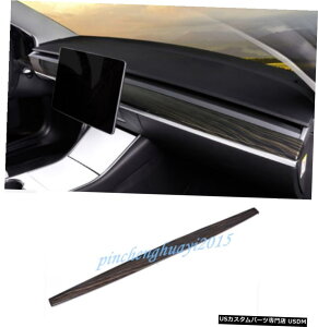 GAp[c eXf3 201719̂߂Ƀs[`ؖڃ_bV{[hZ^[R\[Jo[g Peach Wood Grain Dashboard Center Console Cover Trim For Tesla Model 3 2017-19