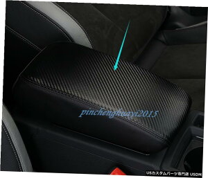 GAp[c J[{t@Co[vCi[A[Xg{bNXplJo[ĝ߂ɃAEfBQ3 2019 2020 Carbon Fiber leather Inner Armrest Box Panel Cover Trim For Audi Q3 2019 2020