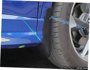 エアロパーツ 4PCS車のブラックスプラッシュガード泥フラップフェンダーフィット感のためのアウディQ3 2019 2020 4PCS Car Black Splash Guards Mud Flaps Fenders Fit For Audi Q3 2019 2020