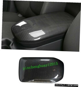 GAp[c ABSJ[{t@Co[g^RAV4 2019N2020N̂߂ɎԃA[Xg{bNXplJo[g ABS Carbon Fiber Car Armrest Box Panel Cover Trim For Toyota RAV4 2019-2020