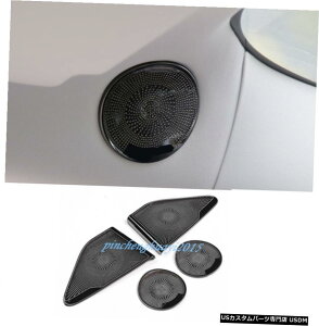 GAp[c ubN`^Ci[hAI[fBIXs[J[Jo[̃ĝ߂ɃeXf3 2017-2019 Black titanium Inner Door Audio Speaker Cover Trim For Tesla Model 3 2017-2019