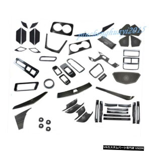 GAp[c LfbNXT5 2016N2019N̂߂ɃubN`^J[CeALbgJo[g Black titanium Car Interior Kit Cover Trim For Cadillac XT5 2016-2019