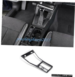 GAp[c J[{t@Co[X^C̐̃Jbvz_[plJo[ĝ߂ɃAEfBQ3 2019 2020 Carbon Fiber Style Water Cup Holder Panel Cover Trim For Audi Q3 2019 2020