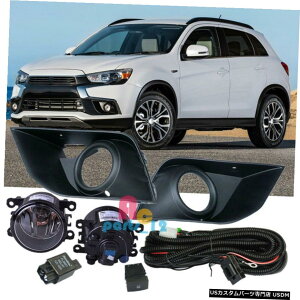 GAp[c tHOv+?2018 2016OHAEg_[X|[cASX RVRɂ+n[lX+XCb`Jo[ Fog Light+Covers+Harness+Switch For Mitsubishi Outlander Sport ASX RVR 2016~2018