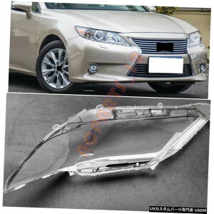 GAp[c ETChPCNAwbhCgJo[+̂背NTXES350 ES250 13-14̂߂ɌĂ Right Side PC Clear Headlight Cover + Glue Replace For Lexus ES350 ES250 13-14