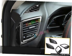 GAp[c }c_3ANZ2014N2017NYf@ۃtgAbp[+A / CxgJo[gp For MAZDA 3 Axela 2014-2017 Carbon Fiber Front Upper+Lower A/C Vent Cover Trims