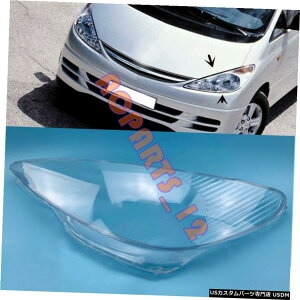 GAp[c g^EGXeB}ACR30 01-03̂߂ɌĂȃwbhCgJo[+O[ Left Transparent Headlight Cover + Glue Replace For Toyota Previa ACR30 01-03