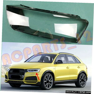 GAp[c AEfBQ3̂߂̐ڒ+ 1PCS̃wbhCgJo[̓PC 2016?2017 1PCS Left Side Headlight Cover Transparent PC + Glue for Audi Q3 2016~2017