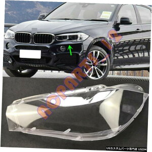 GAp[c ڒ܂1PCŜ߂BMW X6 2015N2019N1PCSwbhCgJo[̎t+ 1PCS For BMW X6 2015-2019 1Pcs Left Side Headlight Cover Replacement +With Glue