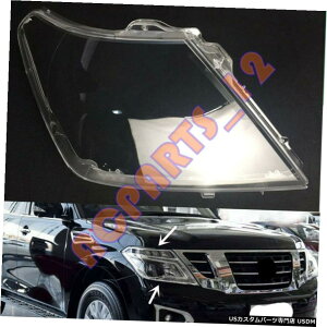 GAp[c ẼwbhCgJo[NAPC+ڒ܂́AYpg[̂߂ɌĂ12-18 Right Side Headlight Cover Clear PC With+ Glue Replace For Nissan Patrol 12-18