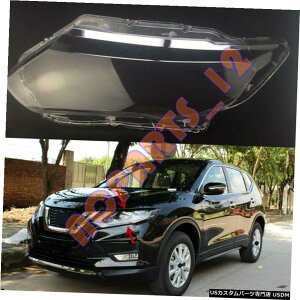 �G�A���p�[�c ���T�C�h�w�b�h���C�g�J�o�[�N���APC��+�̂���Y���[�O2017����18�̂��߂Ɍ������Ă������� Left Side Headlight Cover Clear PC With+ Glue Replace For Nissan Rogue 2017-18 �y���s�A���i�z