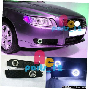�G�A���p�[�c �{���{S80 2007�N����2013�N�̂��߂̃��C�gDRL�����s���Ă���z���C�gCOB�p�x���̃v��LED���� White COB Angle Eye Pro LED Daytime Running Light DRL for Volvo S80 2007-2013 �y���s�A���i�z