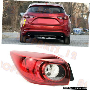 GAp[c }c_3ANẐ߂2014N2018N̊O̓de[u[LCgȂ For Mazda 3 Axela 2014-2018 Left outside Without The Bulb Tail Brake Light