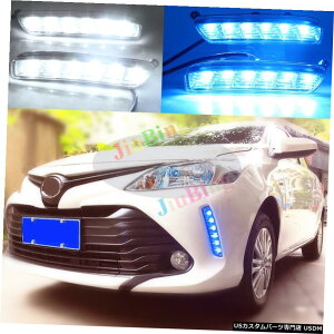 GAp[c zCg+u[runingăCg6-SMD LEDtHOvg^VIOS 2017 White+Blue Daytime Runing Light 6-SMD LED Fog Lamp For TOYOTA VIOS 2017