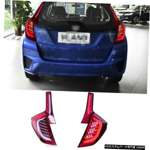 GAp[c z_tBbgWY2014-2019e[vLEDAvCgo[AZu4{ 4pcs For Honda Fit Jazz 2014-2019 Taillight LED Rear Lamps Lightbar Assembly Red