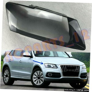GAp[c AEfBQ5̂߂̐ڒ+ 1PCẼwbhCgJo[̓PC 2009?2012 1PC Right Side Headlight Cover Transparent PC + Glue for Audi Q5 2009~2012