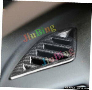 GAp[c }c_3ANZɂĂ2014N2017NJ[{t@Co[tgGARxgt[g For MAZDA 3 Axela 2014-2017 Carbon Fiber Front Air Conditioner Vent Frame Trim