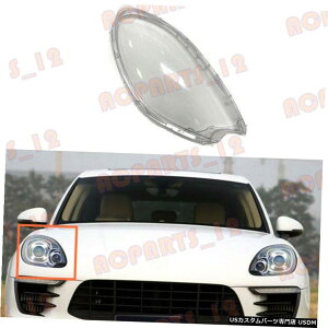 GAp[c ETChNAwbhCgJo[+̂|VFE}J20152018-D̏ꍇ͌Ă Right Side Clear Headlight Cover+Glue Replace For Porsche Macan 2015-2018-D