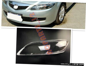 GAp[c wbhCgJo[+ڒ܂́AAeU2002N2006N̂߂ɌĂ Left Side Transparent Headlight Cover + Glue Replace For Mazda6 2002-2006