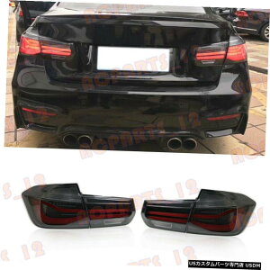�G�A���p�[�c BMW 3�V���[�YLCI F30 F80 / B48 2013����17 MP-�X�^�C���X���[�NLED�e�[�����C�g�A�Z���u���p For BMW 3 Series LCI F30 F80/B48 2013-17 MP-Style Smoked LED Tail Light Assembly �y���s�A���i�z