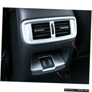 GAp[c 2XAGARxg038;z_CRV 2017pUSB[dC^[tF[XJo[g 2X Rear Air Condition Vent  USB Charger Interface Cover Trim For Honda CRV 2017
