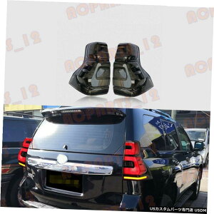 �G�A���p�[�c �g���^�v���hLC150 2700 3500 2018����19�u���b�N�{�g��LED�e�[�����C�g�A�b�V�[�p For Toyota Prado LC150 2700 3500 2018-19 Black Bottom LED Tail Light Assy �y���s�A���i�z