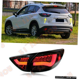 GAp[c }c_̂߂CX-5 201316 1yAe[u[LCgLEDbh038;ubNgC For Mazda CX-5 2013-16 1 Pair Tail Brake Light LED RedBlack Assembly Refit