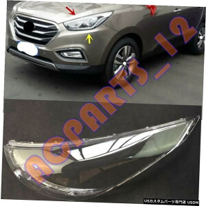 GAp[c ڒ܂Ńq_Cc[\IX35ɂĂ2014N2015NwbhCgJo[̃NA For Hyundai Tucson IX35 2014-2015 Left Side Headlight Cover Clear With Glue