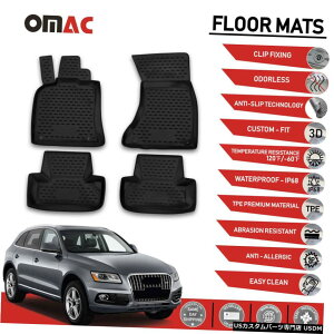 Floor Mat tA}bgCi[3D[hubNtBbgAEfBQ5SQ5 2009-2017 Floor Mats Liner 3D Molded Black Fits for Audi Q5 SQ5 2009-2017