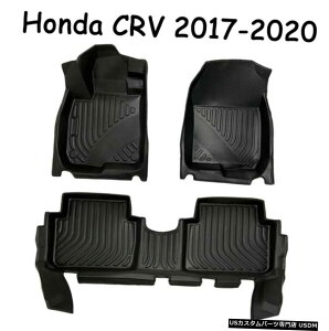Floor Mat z_CRV2017-2020pSV^~TPEtACi[veN^[}bg All Weather Anti-Slip TPE Floor Liners Protector Mat for Honda CRV 2017-2020