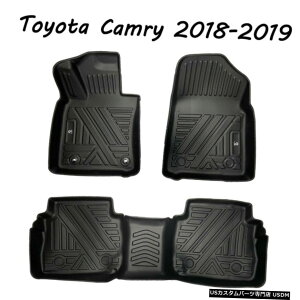 Floor Mat SV^TPEJ[tACi[}bg̓g^J2018-2019ɓK All Weather TPE Car Floor Liner Mat Fits for Toyota Camry 2018-2019