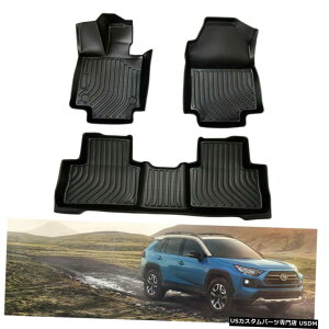 Floor Mat 20192020g^RAV4pSV^TPEJ[tACi[veN^[}bg All Weather TPE Car Floor Liner Protector Mat for 2019 2020 Toyota RAV4