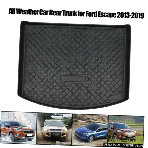 Floor Mat 2013-2019tH[hGXP[vpo[AJ[SCi[gNgCtAveN^[}bg Rubber Rear Cargo Liner Trunk Tray Floor Protector Mat for 2013-2019 Ford Escape