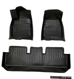 Floor Mat �S�V��^�t���A���C�i�[�}�b�g3D���[���h�u���b�N�t�B�b�g�e�X�����f��32017-2020 All Weather Floor Liner Mat 3D Molded Black Fits for Tesla Model 3 2017-2020 �y���s�A���i�z