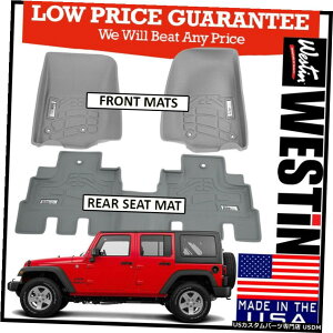 Floor Mat Westin Wade Sure-Fit Floor Mats Liners fit 2014-2018 Jeep Wrangler JK GRAY Westin Wade Sure-Fit Floor Mats Liners fit 2014-2018 Jeep Wrangler JK GRAY �y���s�A���i�z
