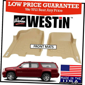 Floor Mat Westin Wade Sure-Fit2007-2014�L���f���b�N�G�X�J���[�hESV / EXT�t�����g�t���A�}�b�gTAN Westin Wade Sure-Fit 2007-2014 Cadillac Escalade ESV / EXT Front Floor Mats TAN �y���s�A���i�z