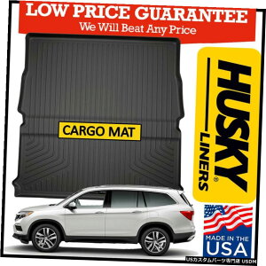 Floor Mat nXL[Ci[EFU[r[^[J[StA}bg2016-2020z_pCbgubNɓK Husky Liners Weatherbeaters Cargo Floor Mat fits 2016-2020 Honda Pilot BLACK