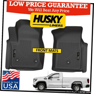Floor Mat nXL[Ci[EFU[r[^[tA}bg2019-2021VG1500X^_[hLu Husky Liners Weatherbeater Floor Mats 2019-2021 Sierra 1500 Standard Cab