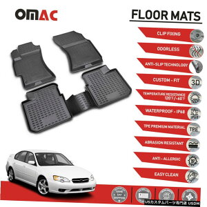 Floor Mat XoKVBZ_2005-2009ptA}bgCi[3D[hubNtBbg Floor Mats Liner 3D Molded Black Fits for Subaru Legacy Sedan 2005-2009