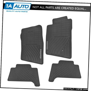 Floor Mat OEMo[I[EFU[4i[SttA}bgg^4i[p4ZbgVi OEM Rubber All Weather 4Runner Logoed Floor Mats Set of 4 for Toyota 4Runner New