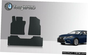 Floor Mat ToughPRO�t���A�}�b�g�u���b�N���N�T�XES350�I�[���E�F�U�[�J�X�^���t�B�b�g2019-2021 ToughPRO Floor Mats Black For Lexus ES350 All Weather Custom Fit 2019-2021 �y���s�A���i�z