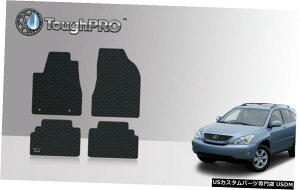 Floor Mat ToughPROtA}bgubNNTXRX400hI[EFU[JX^tBbg2006-2008 ToughPRO Floor Mats Black For Lexus RX400h All Weather Custom Fit 2006-2008