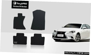 Floor Mat NTXpToughPROtA}bgubNAWDI[EFU[JX^tBbg2014-2020 ToughPRO Floor Mats Black For Lexus IS AWD All Weather Custom Fit 2014-2020